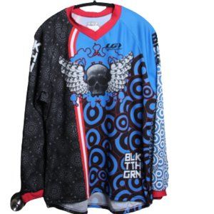 Men's Louis Garneau Cycling Jersey Blue CA0900  Size XXL